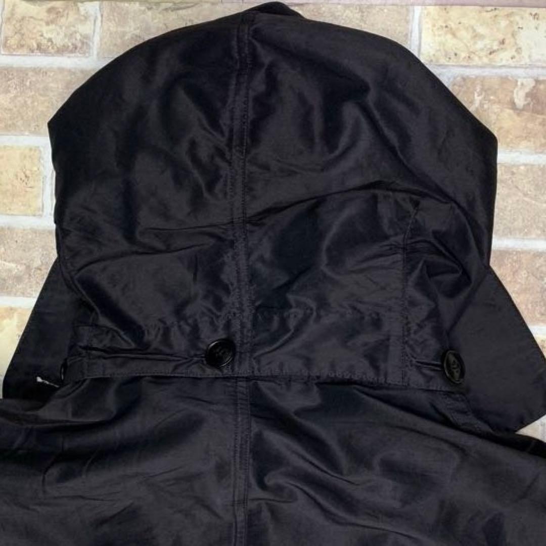 COMOLI コモリ コットンシルク フーデッドコート