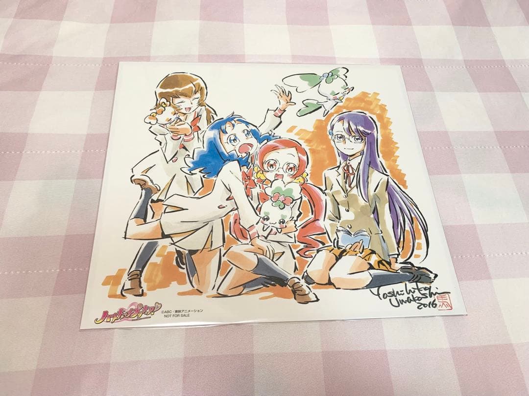 ハートキャッチプリキュア　Blu-ray BOX 全巻購入特典　色紙　馬越嘉彦