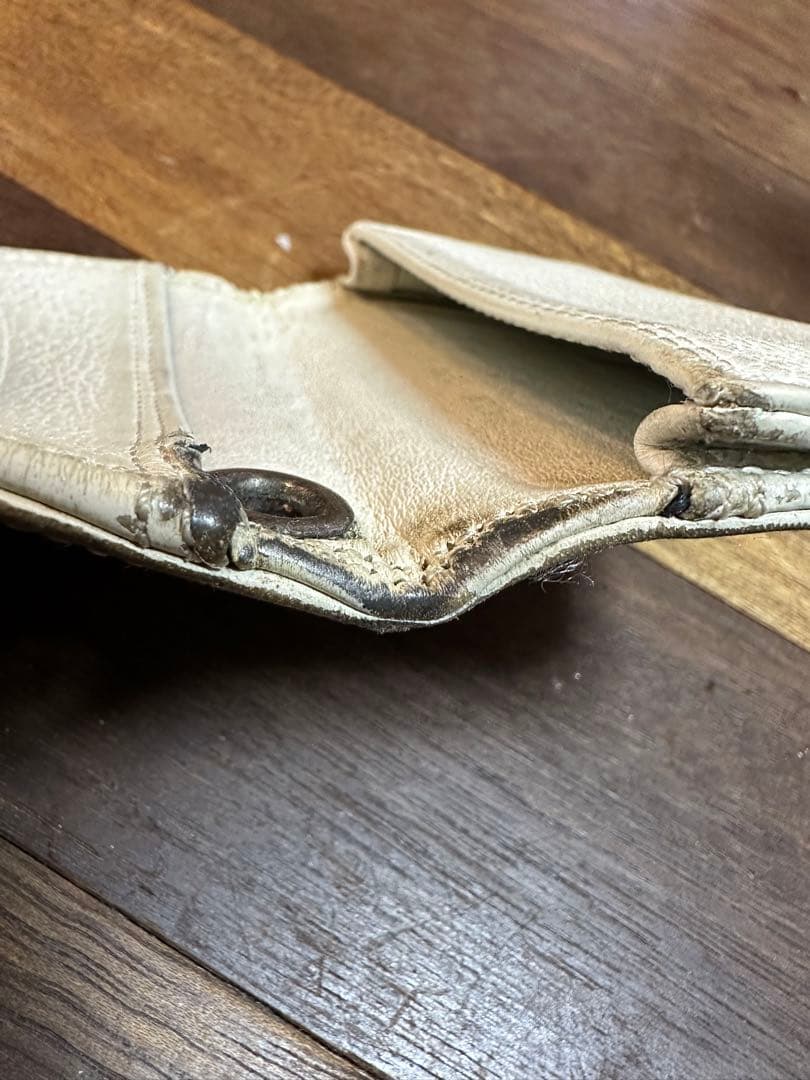 chromehearts クロムハーツ†名刺入れ カードケース†ホワイトレザー†