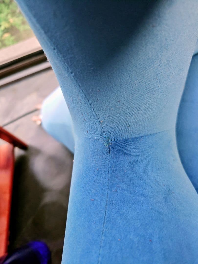 星型青色姿勢矯正チェア