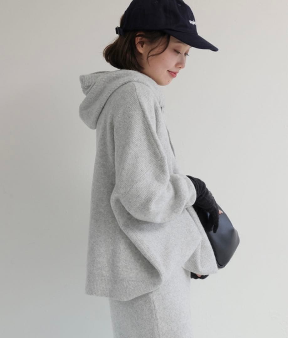 SLOBE IENA エアリーワイドシルエットフーディー