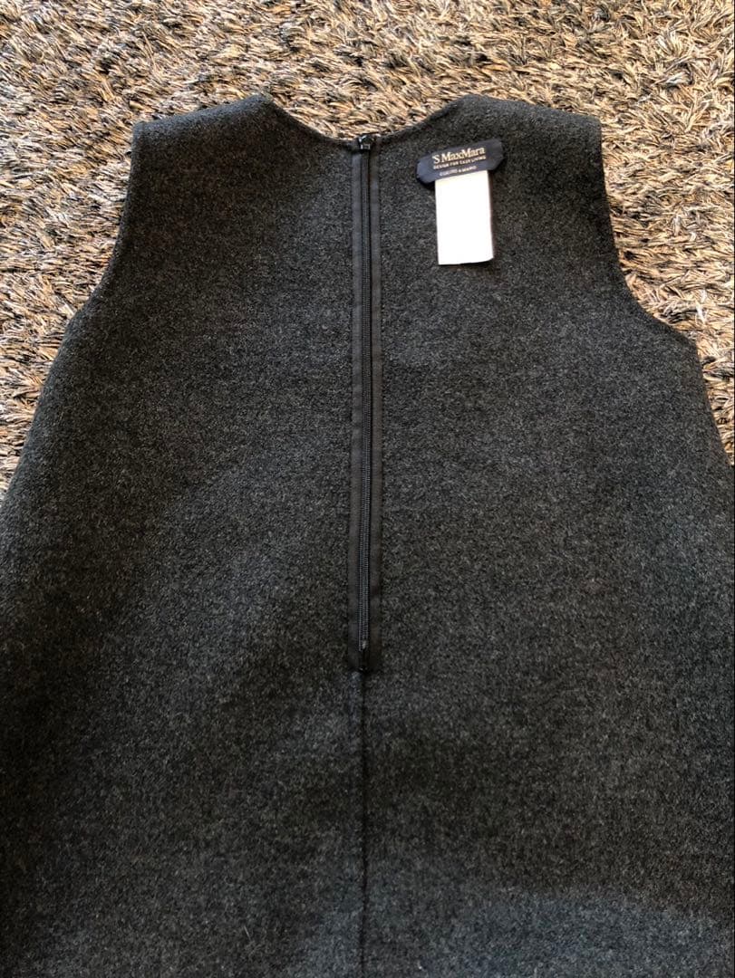 【最高級】MaxMara クチートアマーノ バルーンダブルフェイスワンピース