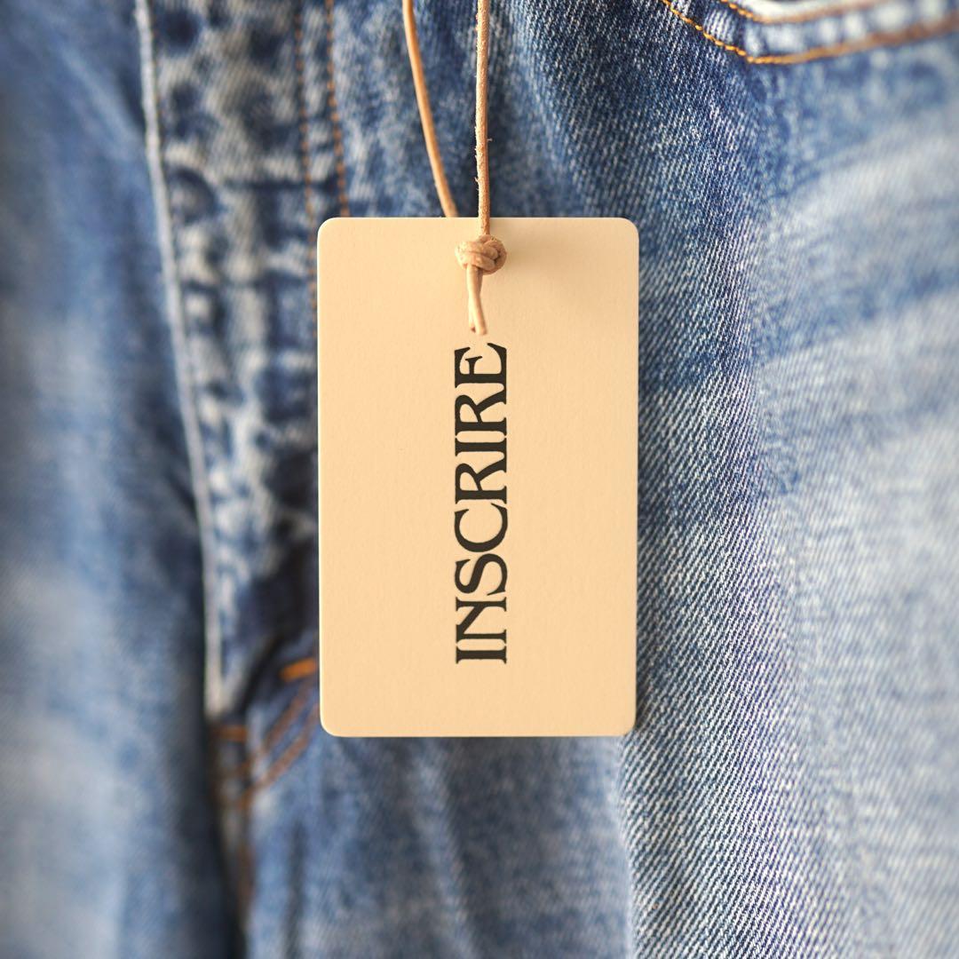 新品 INSCRIRE FLARE DENIM（BLUE USED）