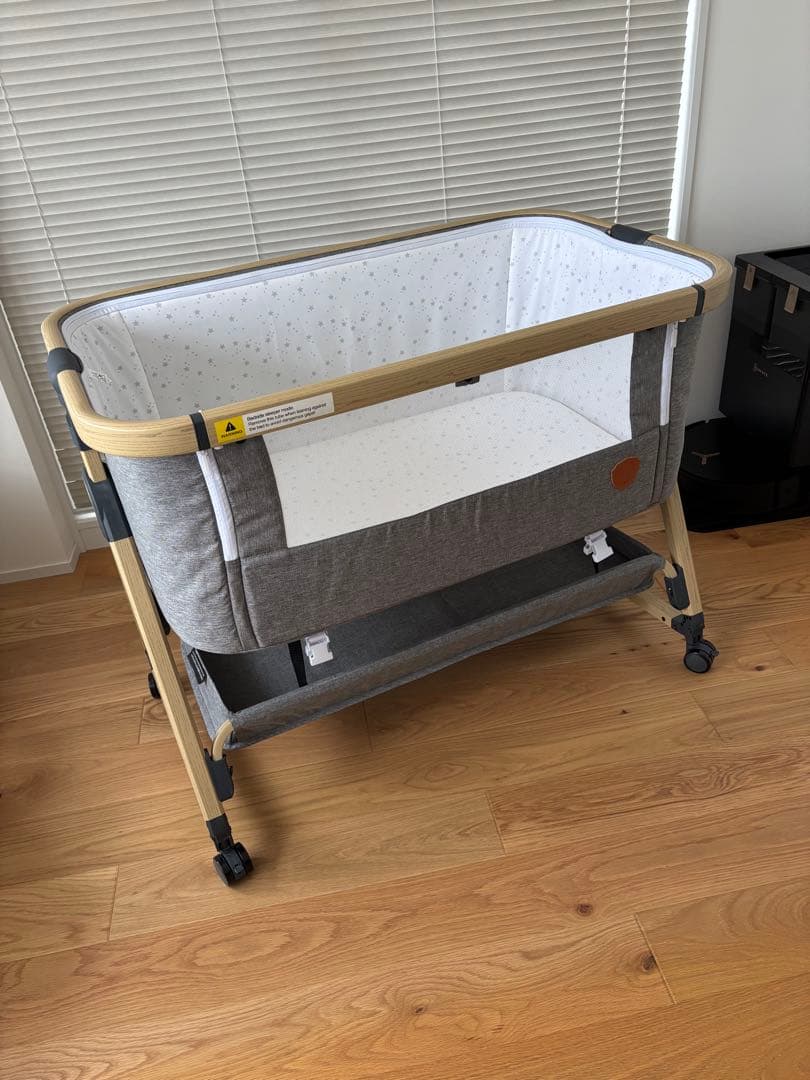 HZDMJ 人気 ベビーベッド 移動式