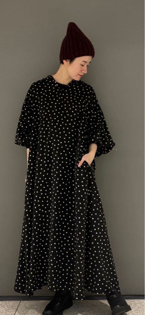 ジャーナルスタンダードラックス　ドット プルオーバーワンピース