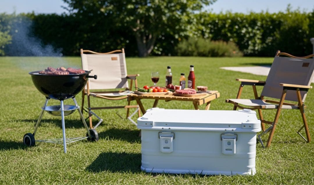 マットホワイト　スタッキング コンテナボックス　30l アウトドア　限定1点