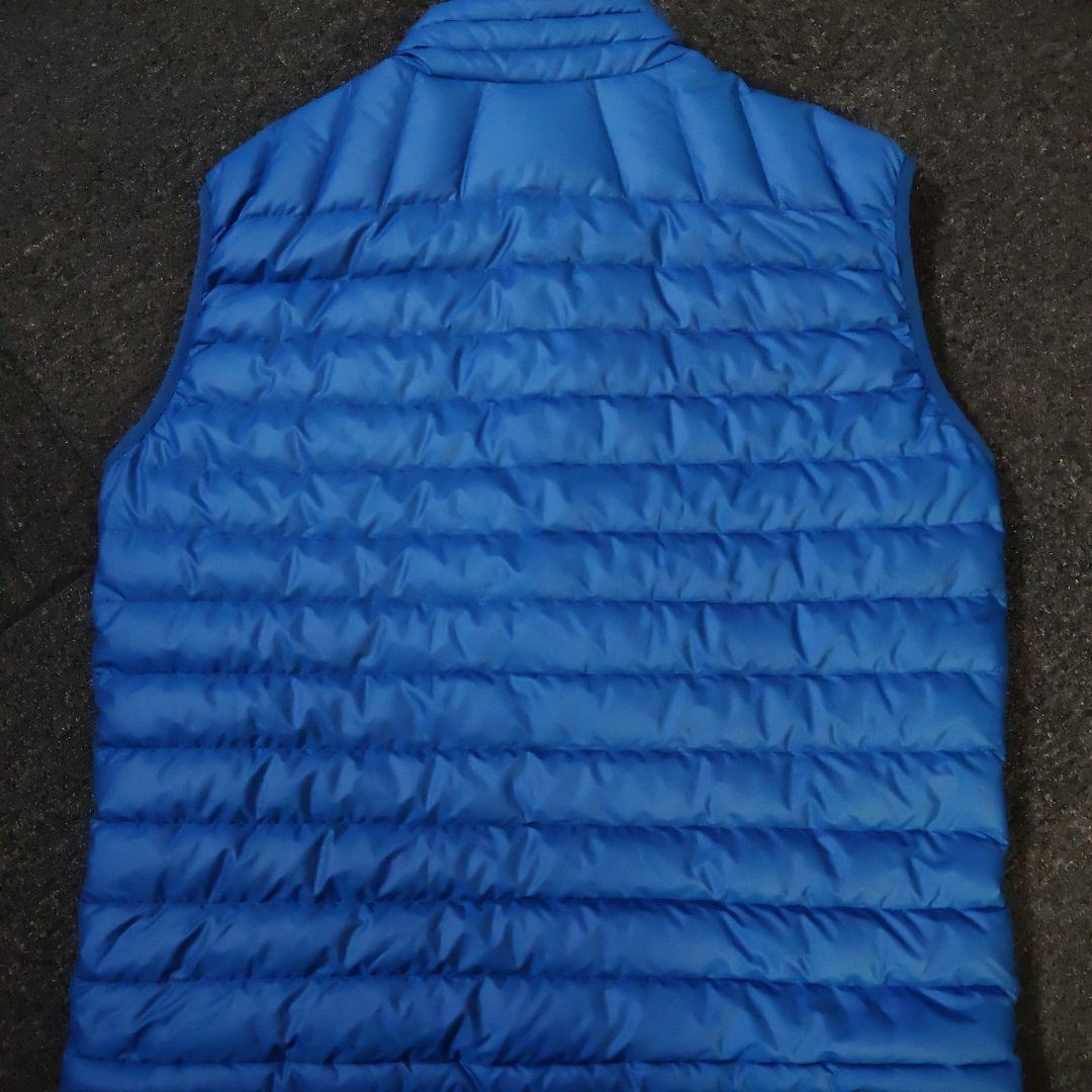だ*い様 patagonia ダウンベスト L 青