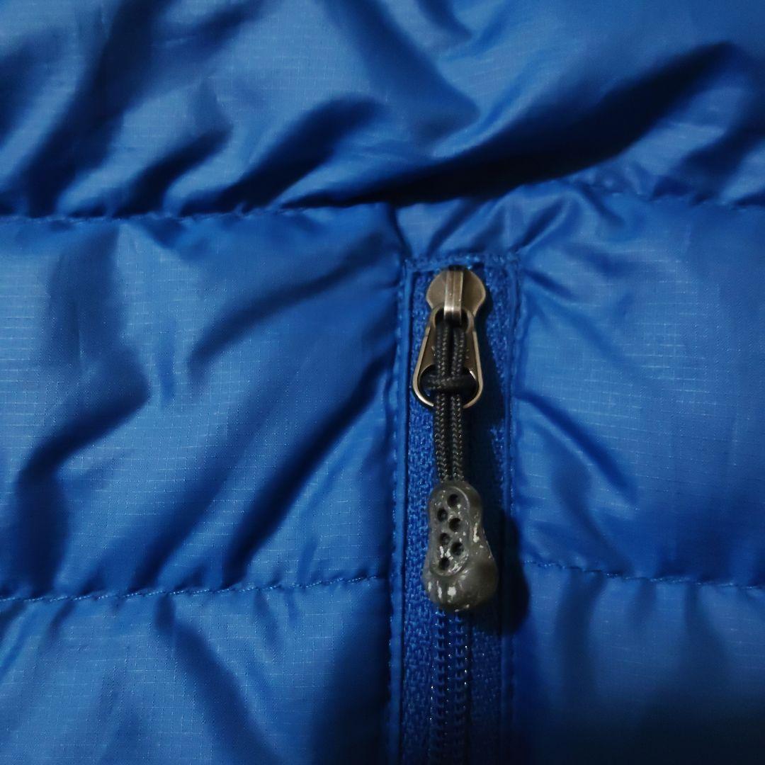 だ*い様 patagonia ダウンベスト L 青