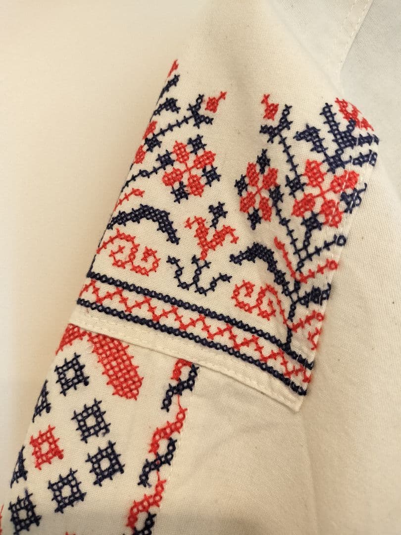 【未使用】デニム&ダンガリー 02 刺繍シャツ袖 ゴートゥーハリウッド FITH