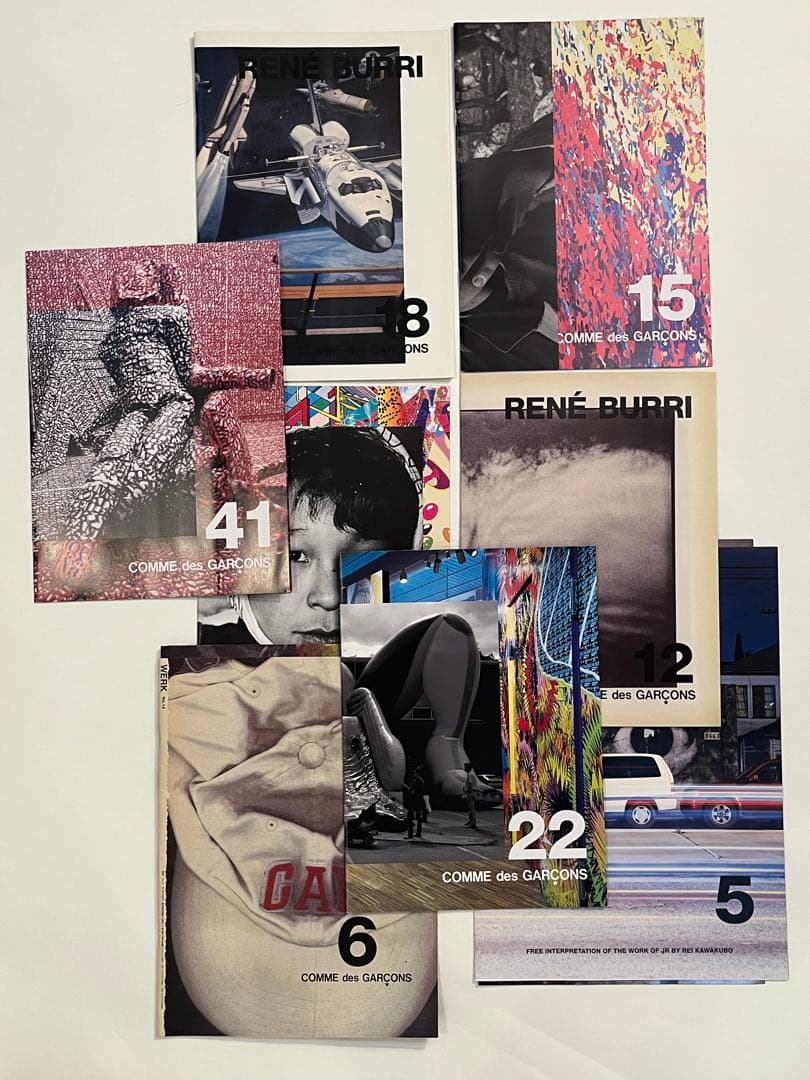 希少非売品　コムデギャルソン　アート冊子8冊　SIX purple ③