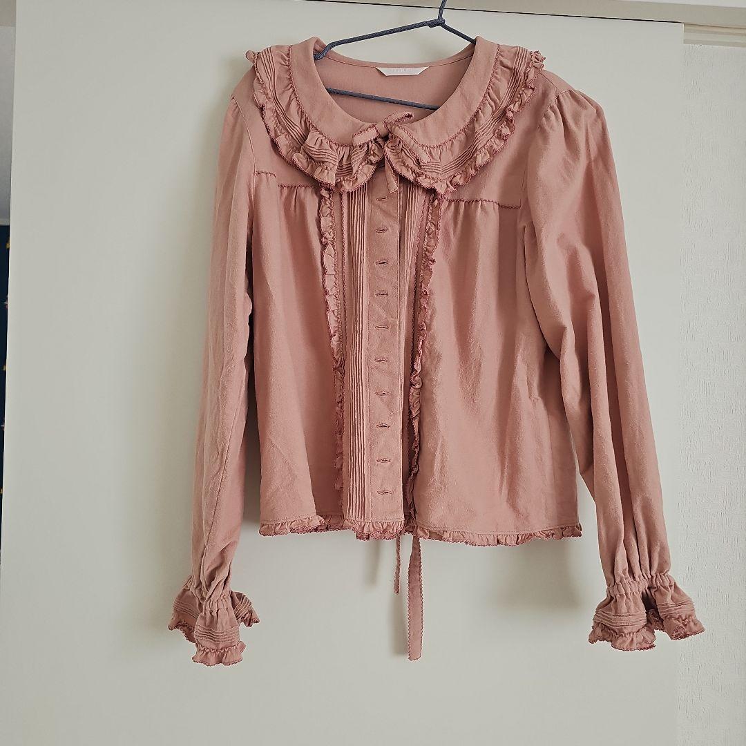 ピンクハウス　長袖ブラウス