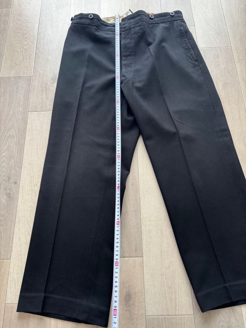 40sヴィンテージ 古着 フレンチ ウールパンツ スラックス ビンテージ ユーロ