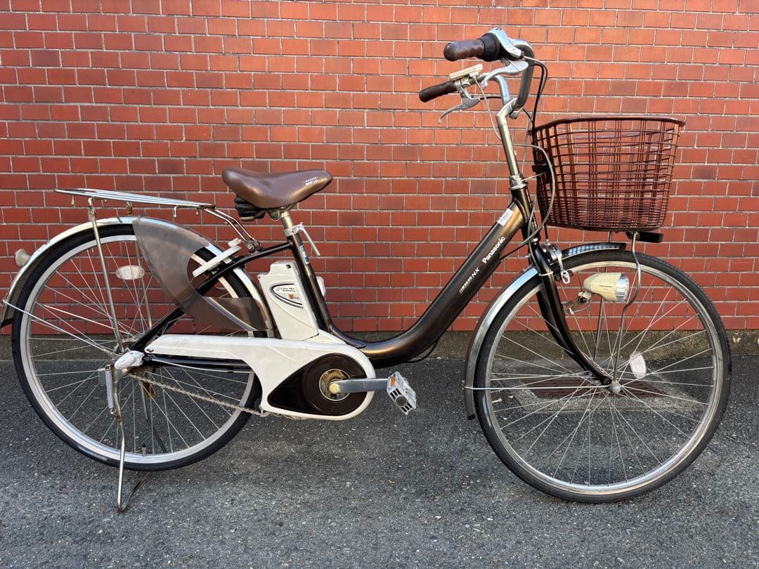 おしゅし Panasonic 電動アシスト自転車 ダークブラウン
