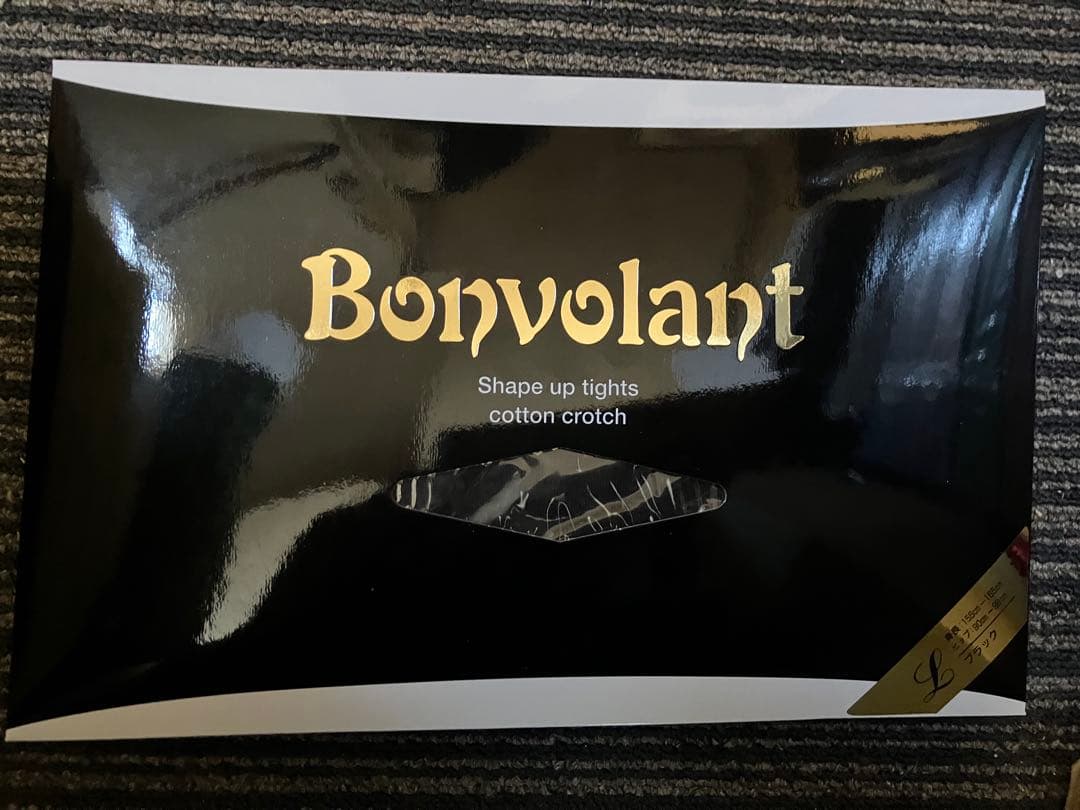 Bonvolant ボンバラン　シェイプアップタイツ　Lサイズ　ブラック