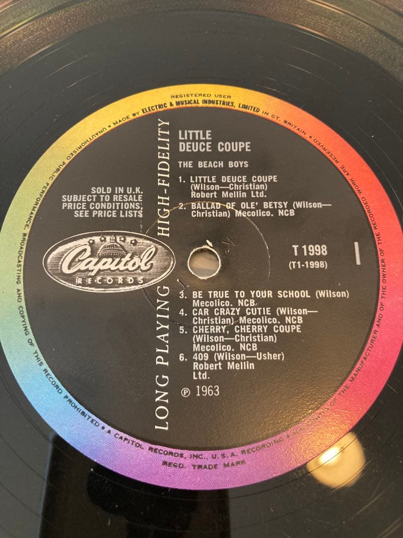 MONO orig.◼️BEACH BOYS／LITTLE DEUCE COUPE