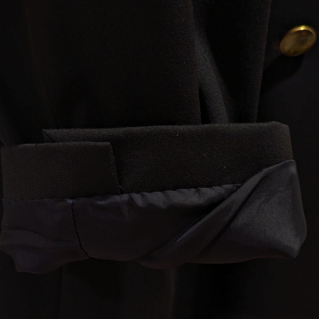 LANVIN ダブルブレスト テーラードジャケット ブラック 金ボタン
