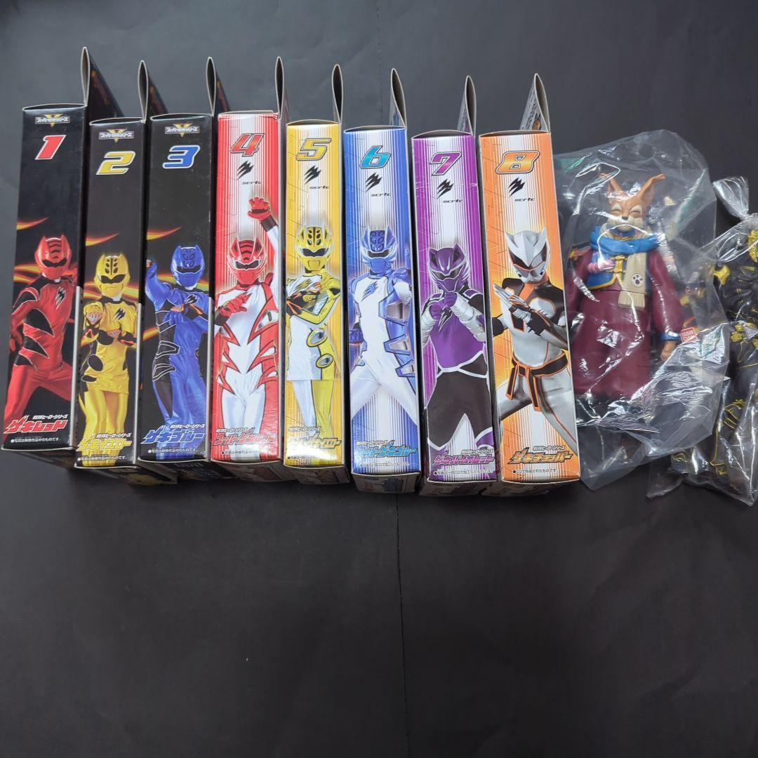 【未開封.未使用】ゲキレンジャー　ソフビセット