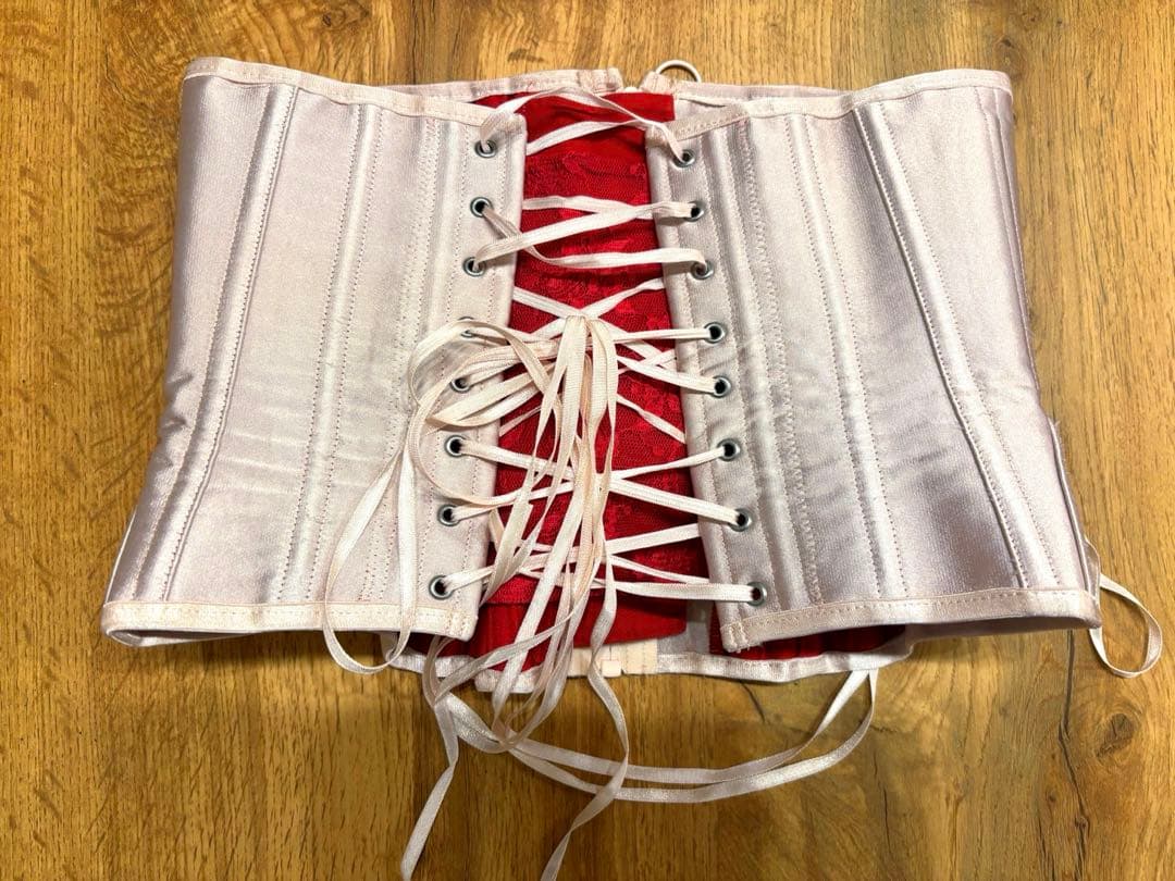 元鈴木さんコルセット　キンバリー　ピンクシャンパン　Mサイズ