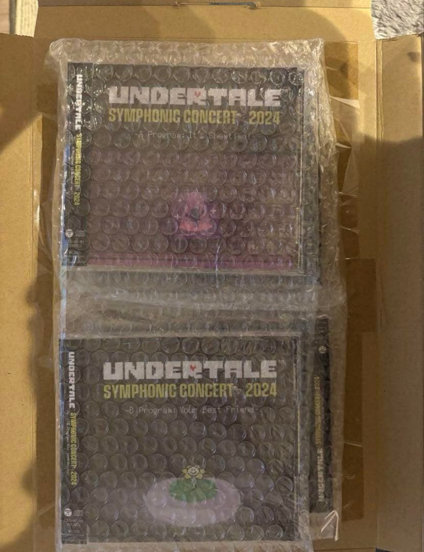 undertale コンサート CD フルセット 4枚 来場者限定 新品未開封