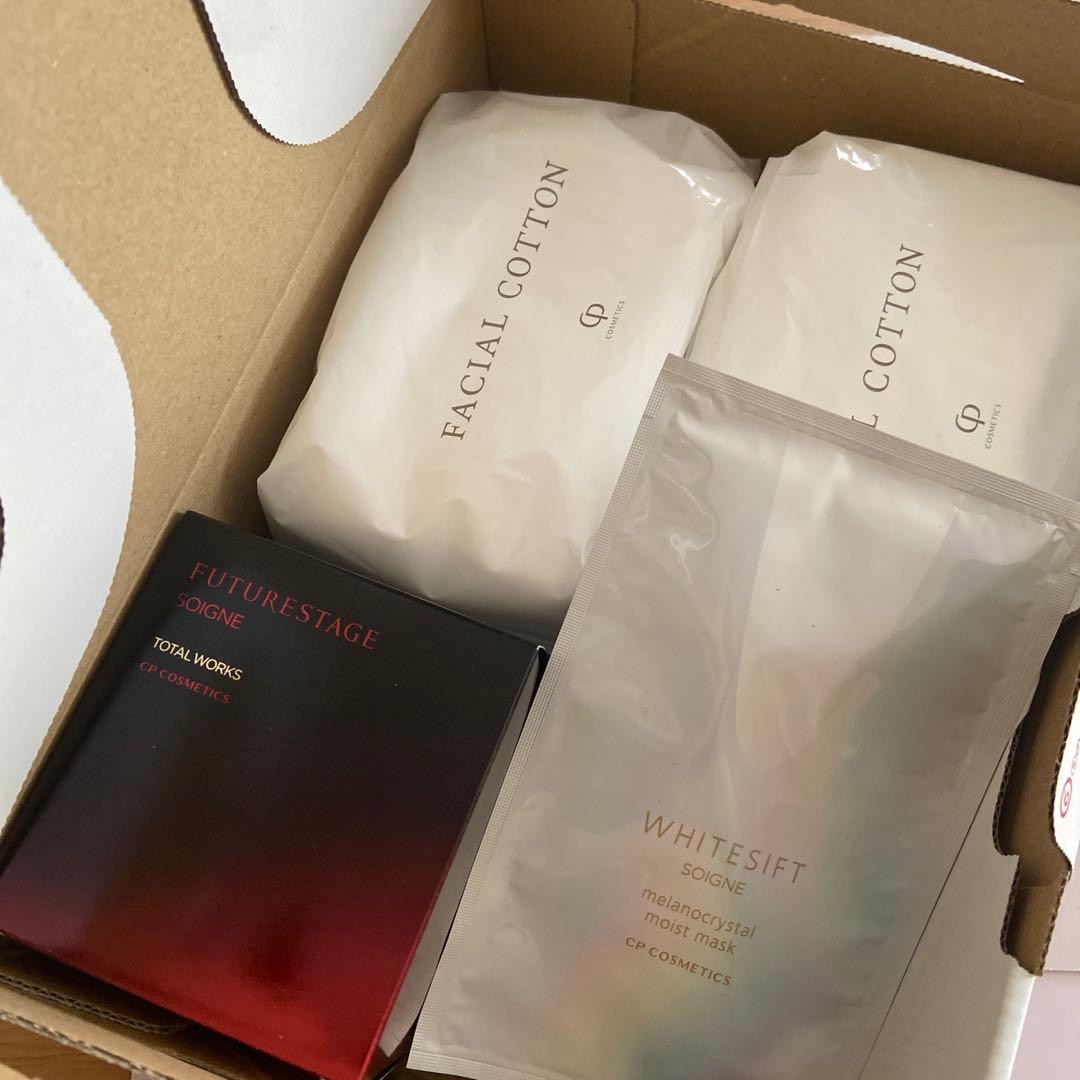 フューチャーステージトータルワークス48g＋シート状美容マスク、コットン