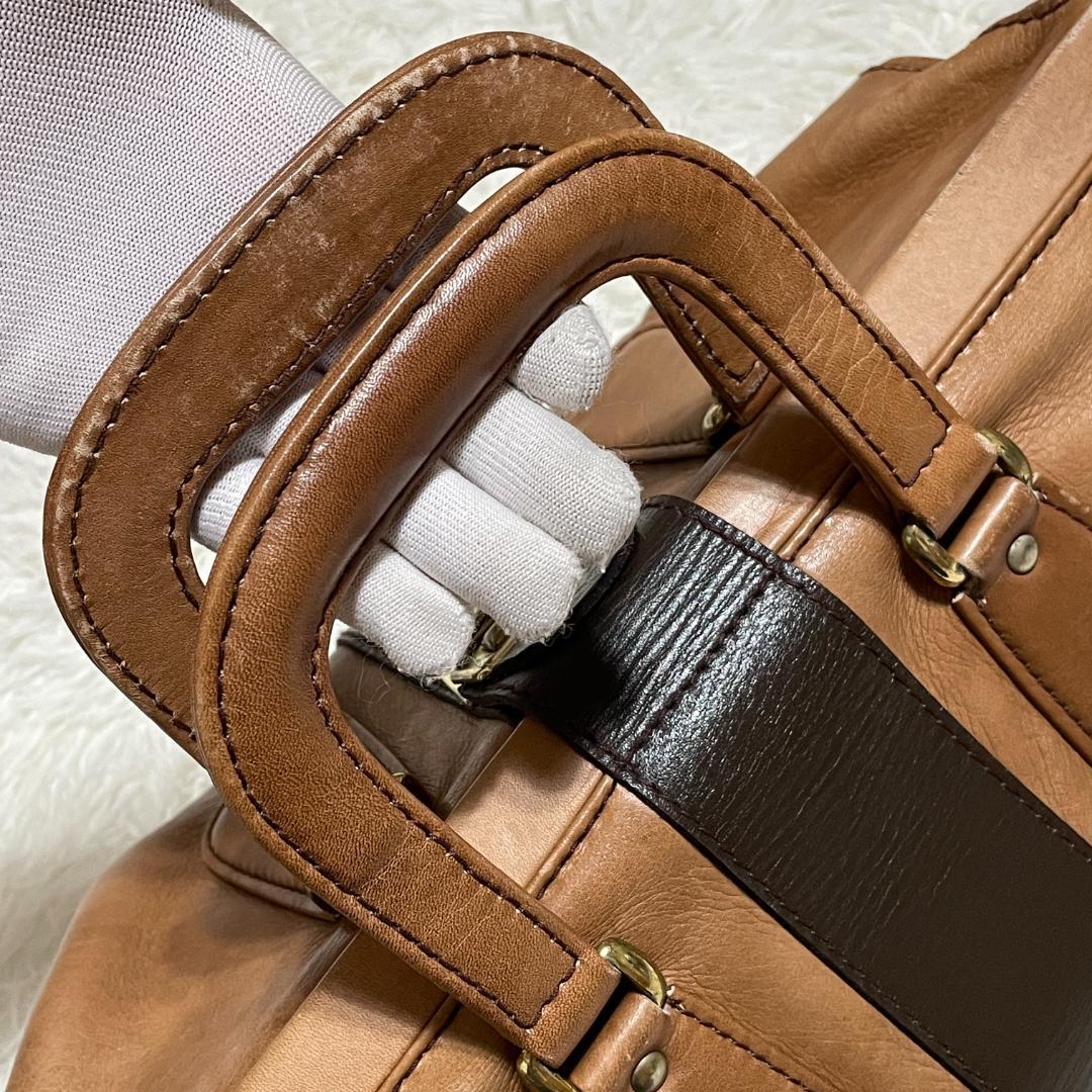 ポーター　レトロ　バロン　レザー 本革　ドクターバッグ　ダレスバッグ　カギ付