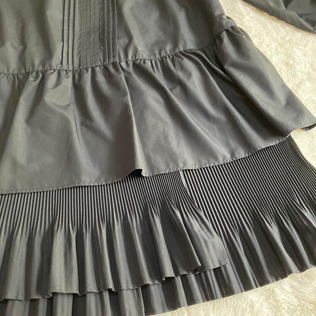 極美品Rose Tiara チュニックワンピース　ティアード　プリーツ　大きめ