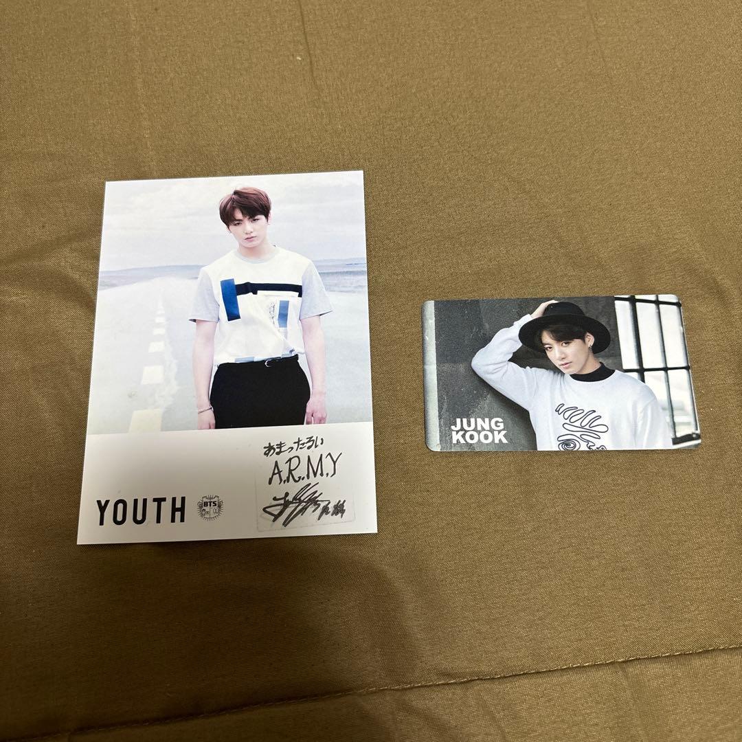 BTS ジョングク RUN YOUTH 握手会 手渡し トレカ ポストカード