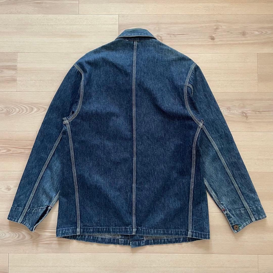 縦落ち◎ USA製 MAHAGAMAGE デニムカバーオール 007 KGBR