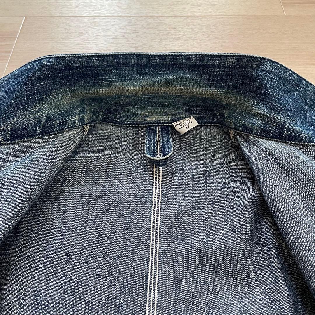 縦落ち◎ USA製 MAHAGAMAGE デニムカバーオール 007 KGBR