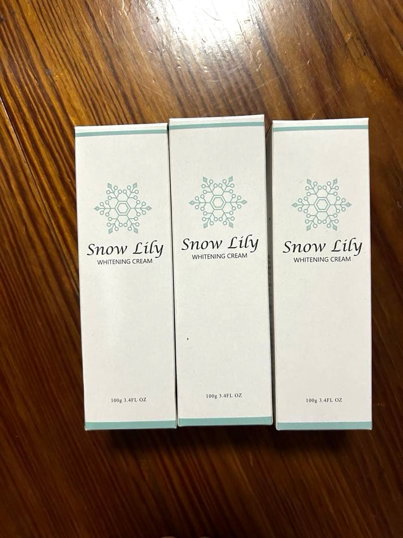Lily スノーリリー スペースホワイトニングスキンクリーム 3本セット