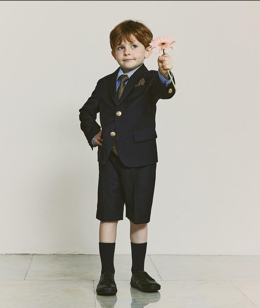 ネイビー ブレザー 半ズボン シャツ 蝶ネクタイ セット ユナイテッドアローズ