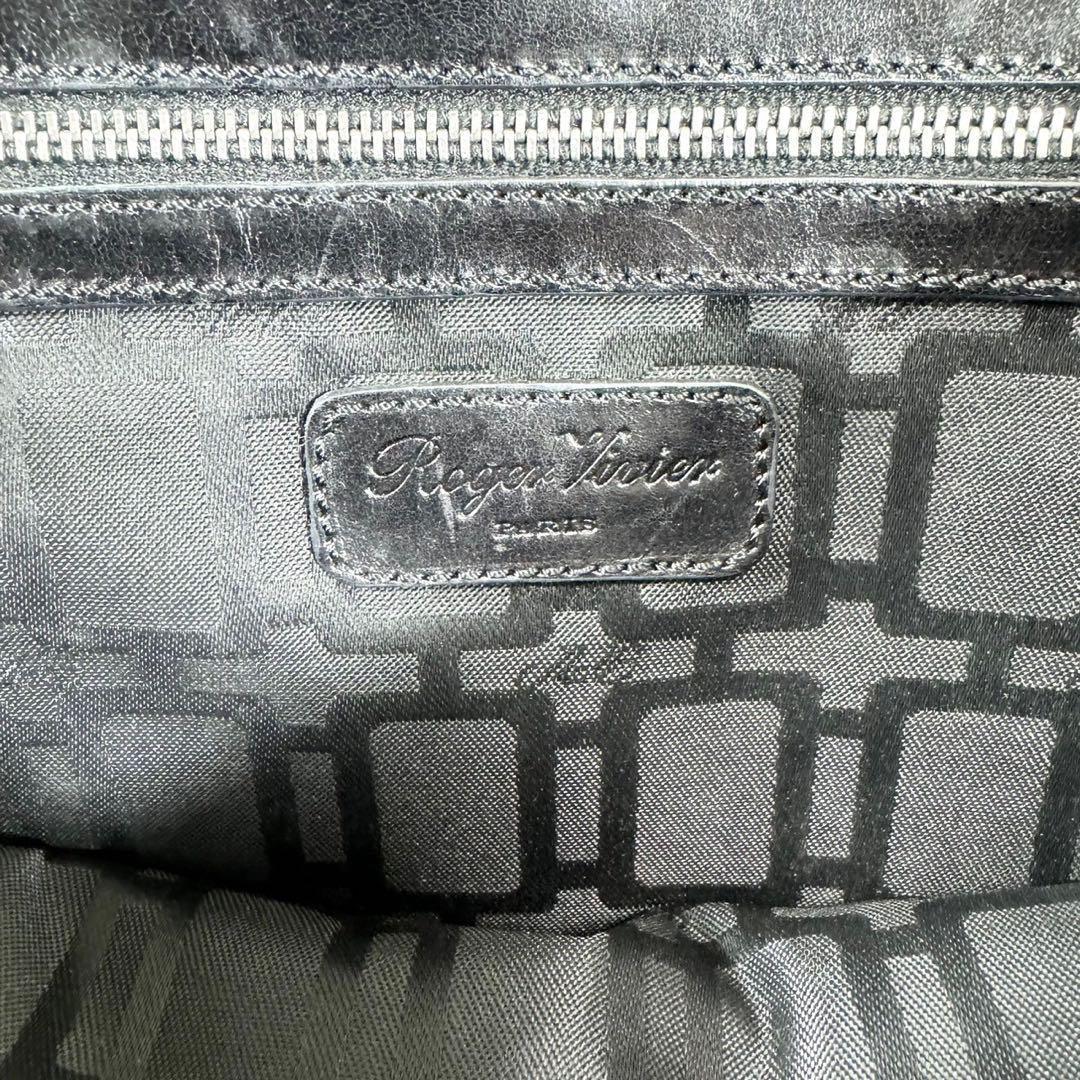 Roger Vivier ハンド 肩掛け バッグ スエード 上品 スクエア 黒