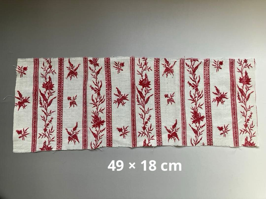 貴重　18世紀　オベルカンフ　ジュイ更紗　ハギレ5枚組　フランス　アンティーク