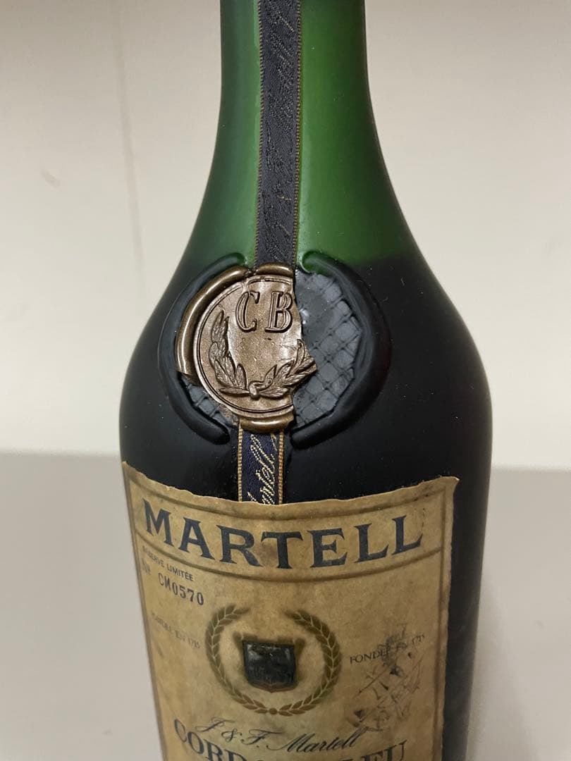 ②訳あり MARTELL Cordon Bleu 緑瓶 旧ボトル コニャック
