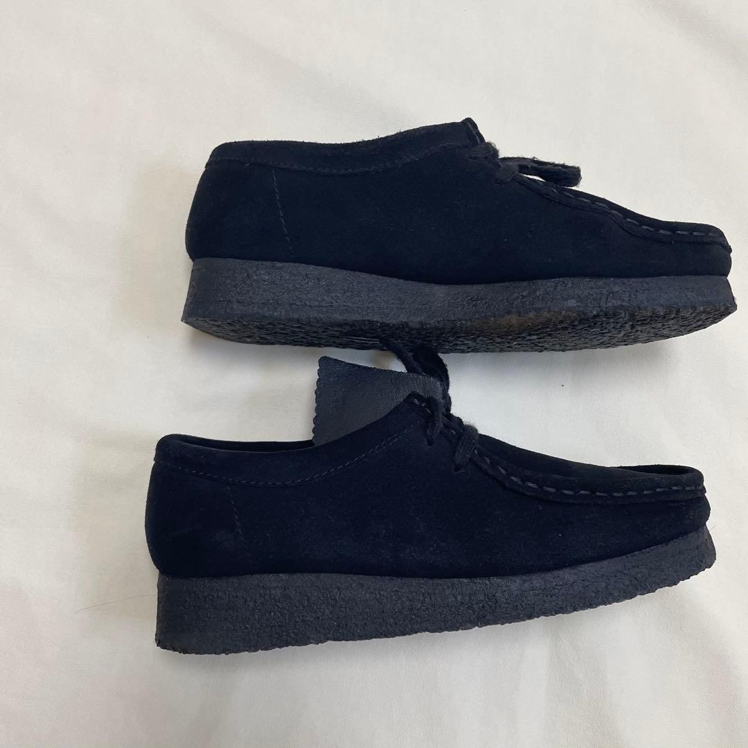 【綺麗】 クラークス オリジナルズ モカシン ワラビー スウェード 黒