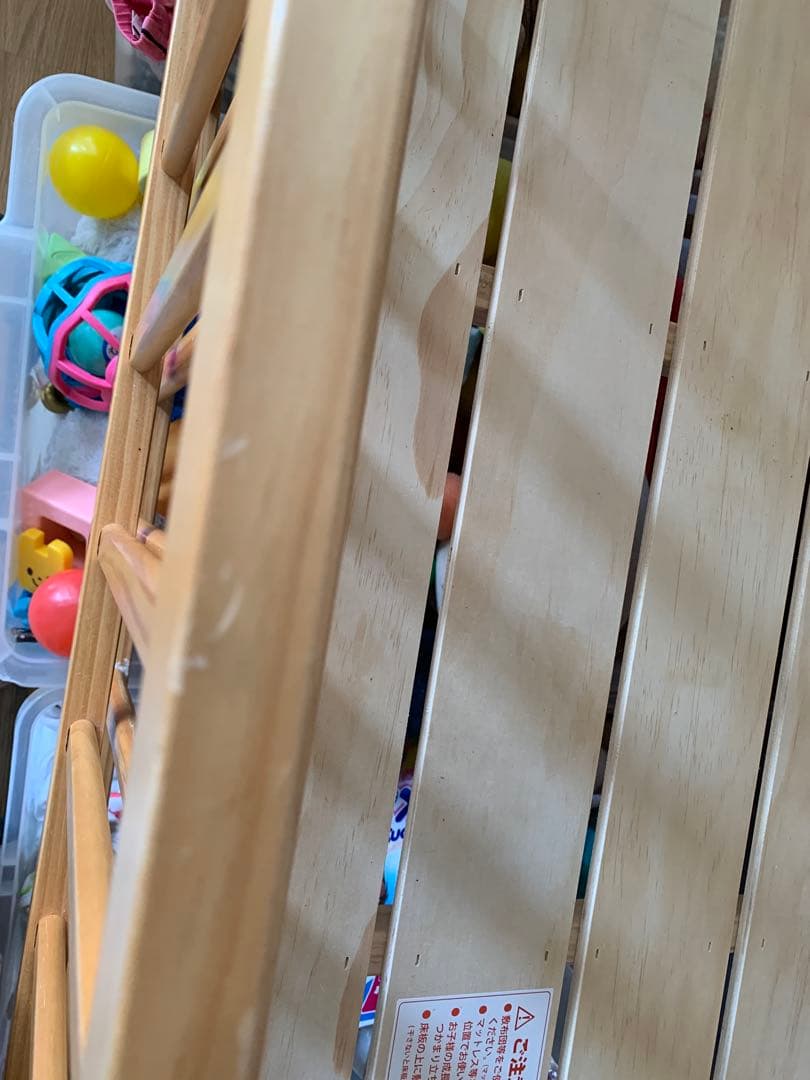 【中古品格安】ベビーベッド　カトージ　ハイタイプ　レギュラー　大和屋