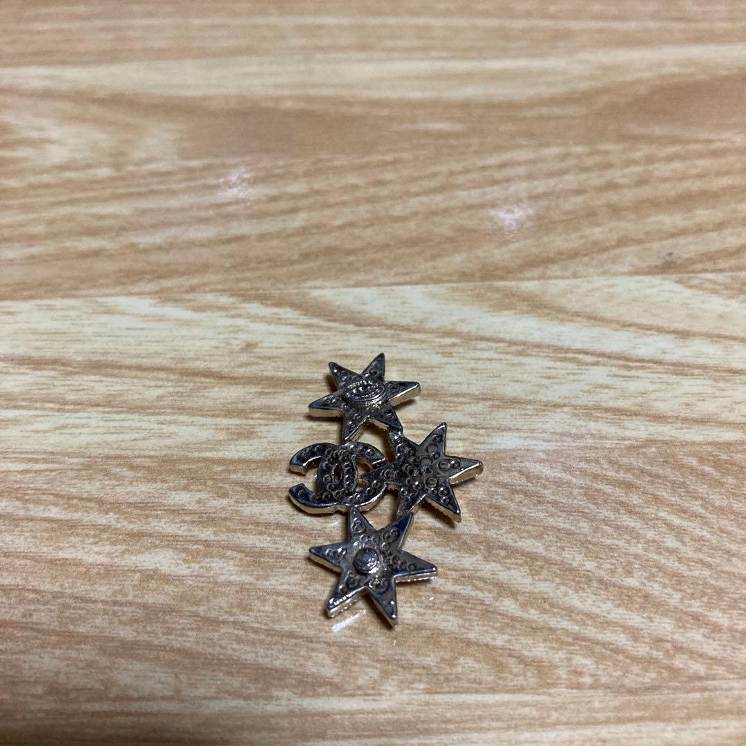 CHANEL 刻印　ココマーク　ブローチ　ラインストーン　パール　シャネル　星