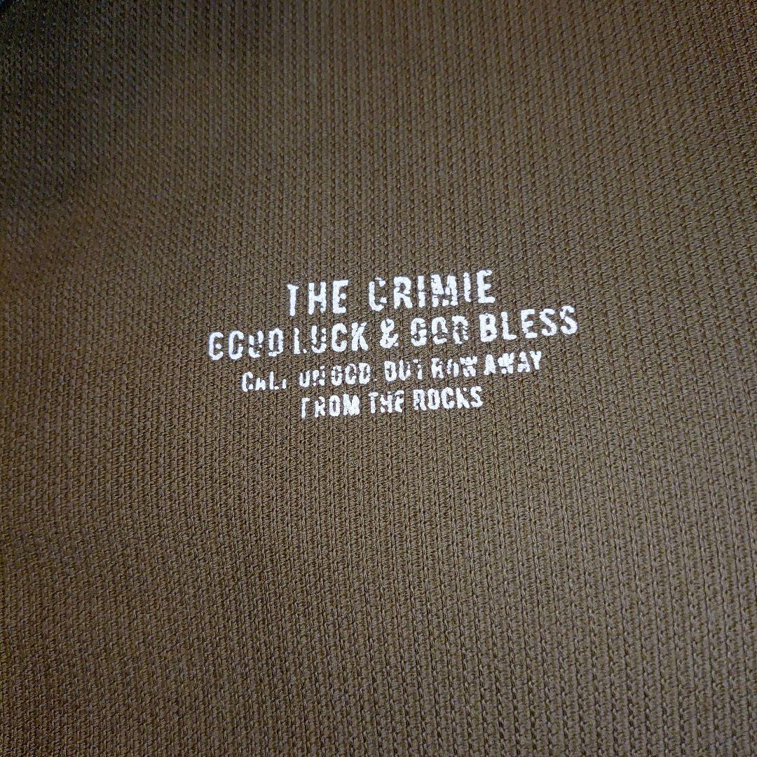 THE CRIMIE レザー切り替え　デッキジャケット　カーキ✕ブラックレザー