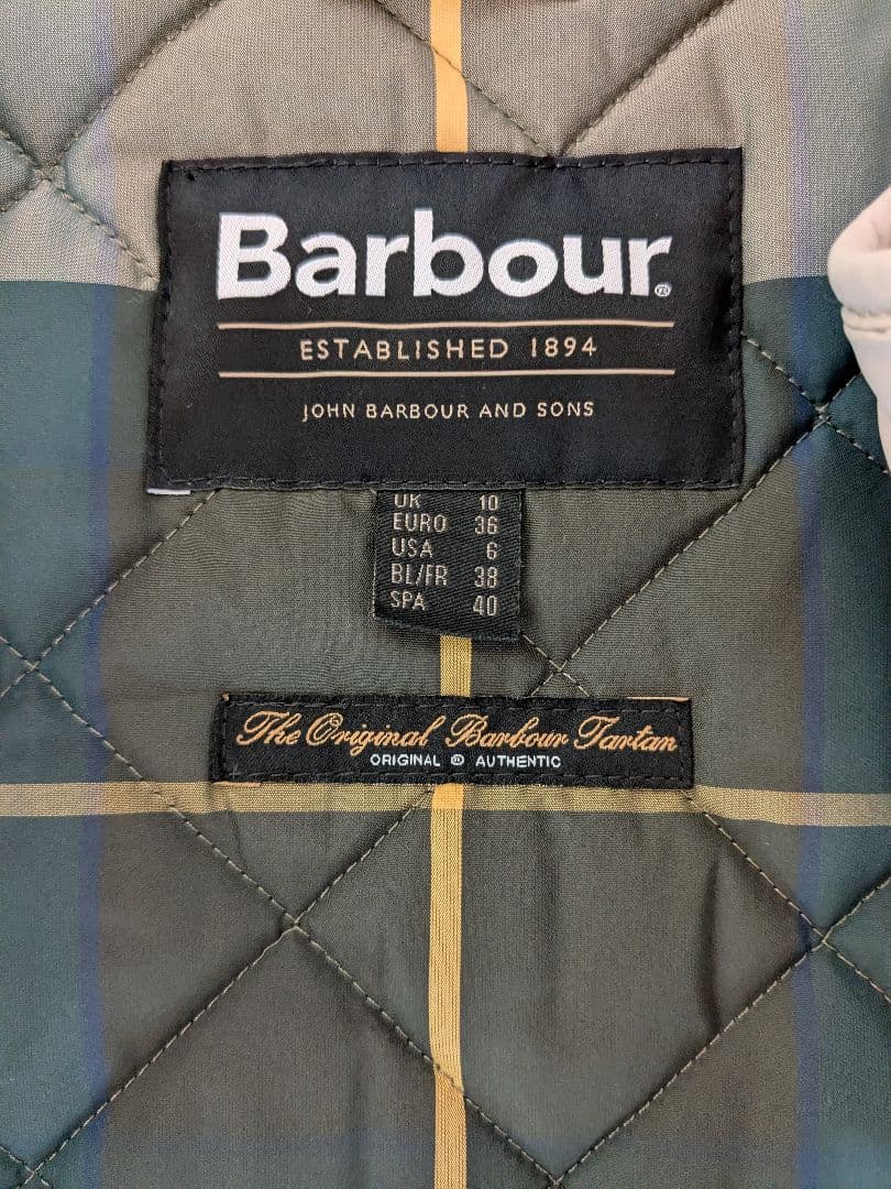 バブアー レディース ボア ライナー ベスト Barbour ノーカラー