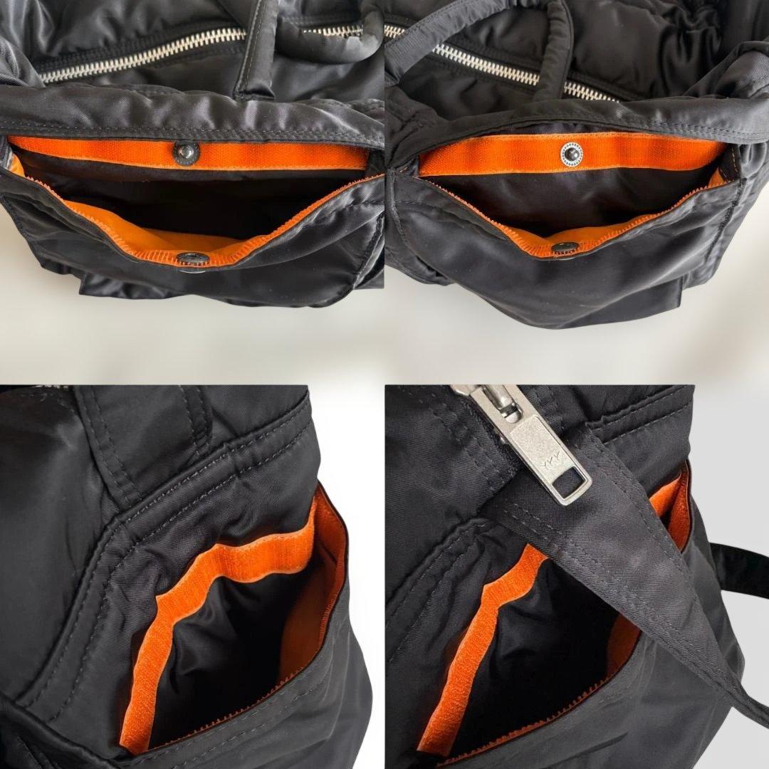 【美品】PORTER タンカー 2WAY ボストンバッグ (Ｍ) ブラック