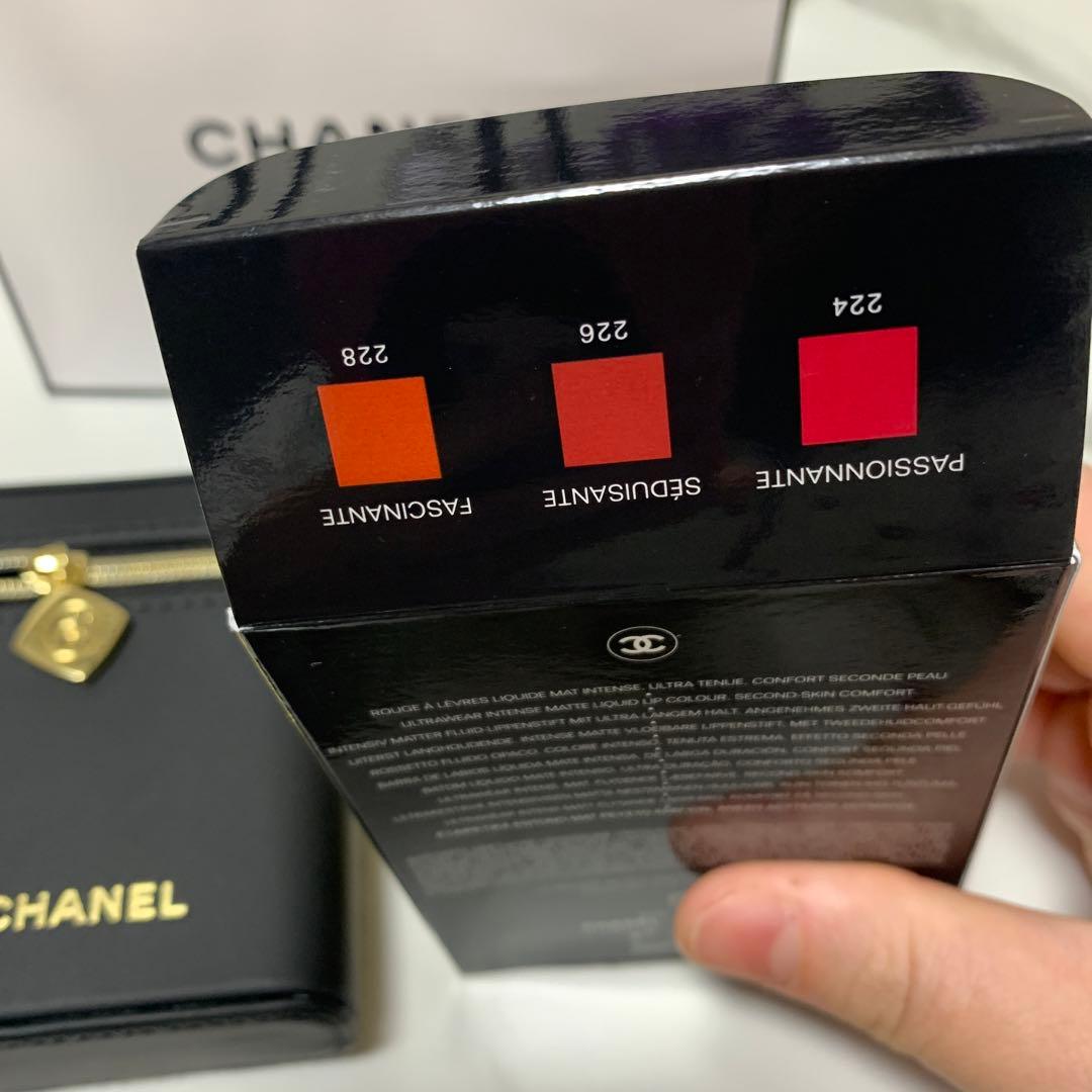 CHANEL ROUGE ALLURE LIQUID VELVET 3本セット