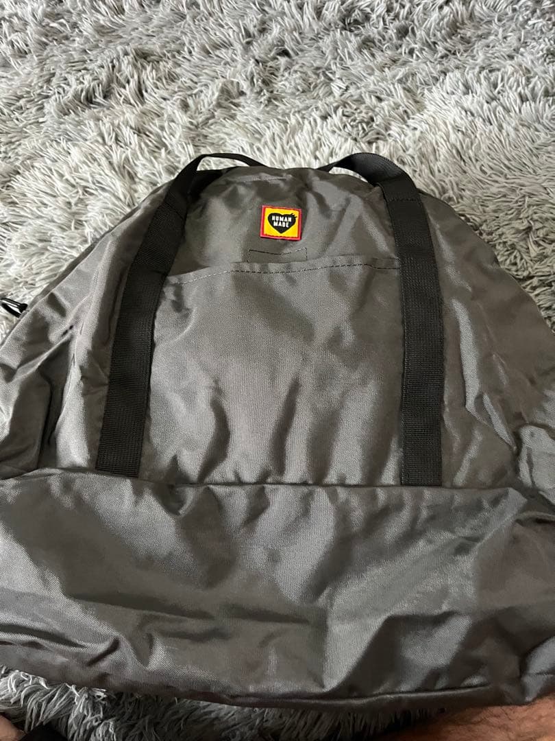 HUMAN MADE ボストンバッグ グレー