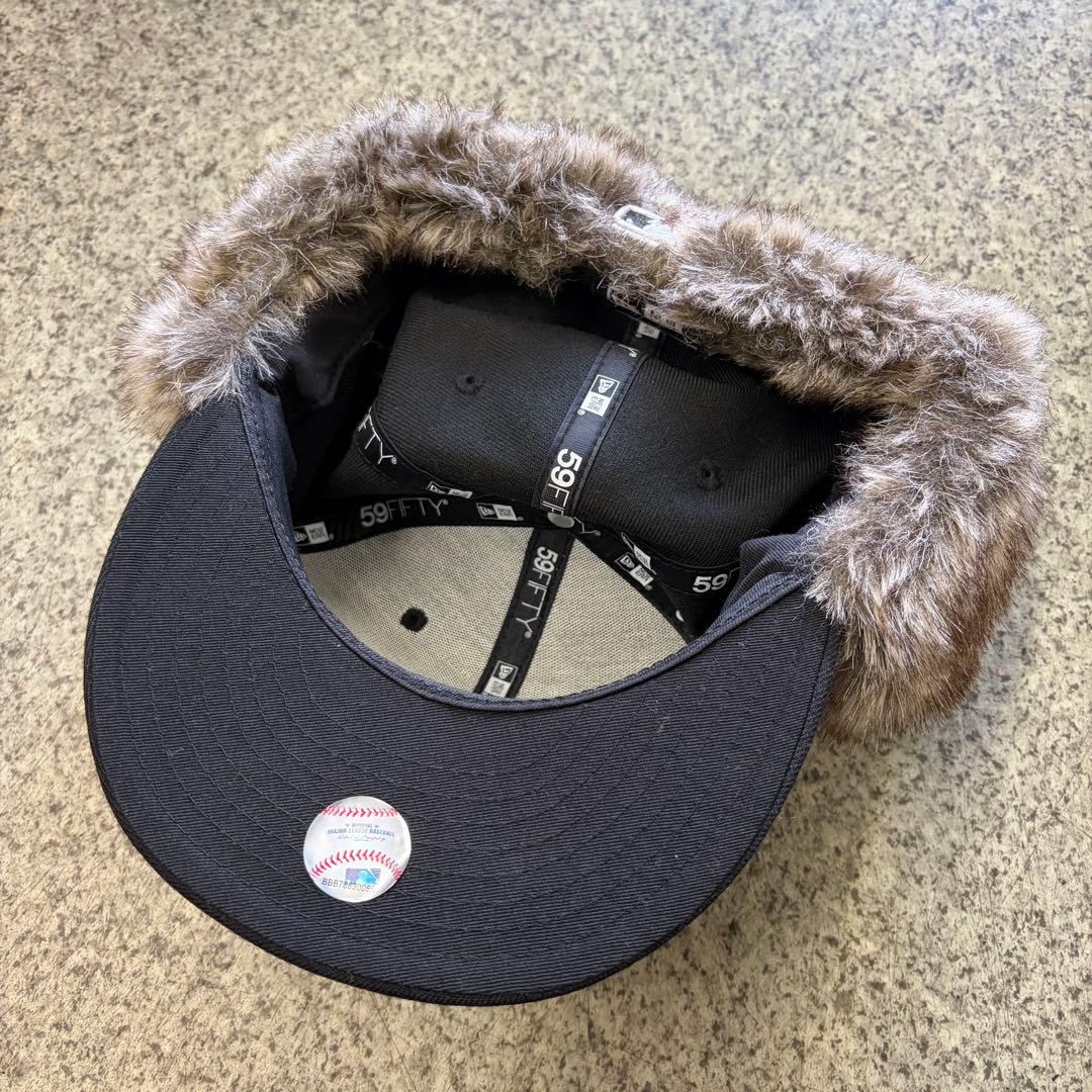 美品 New era フライトキャップ 7 3/8 サイズ