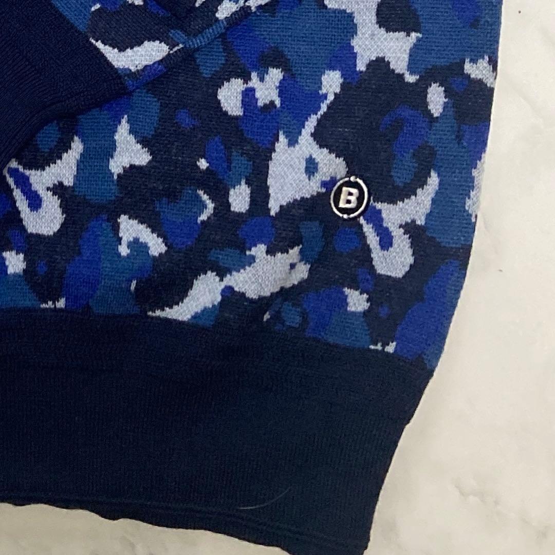 BRIEFING GOLF ニット　青黒