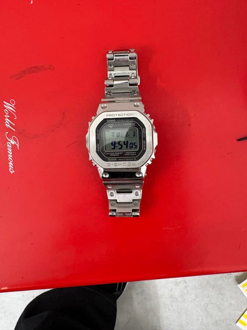 デジタル腕時計 ステンレス