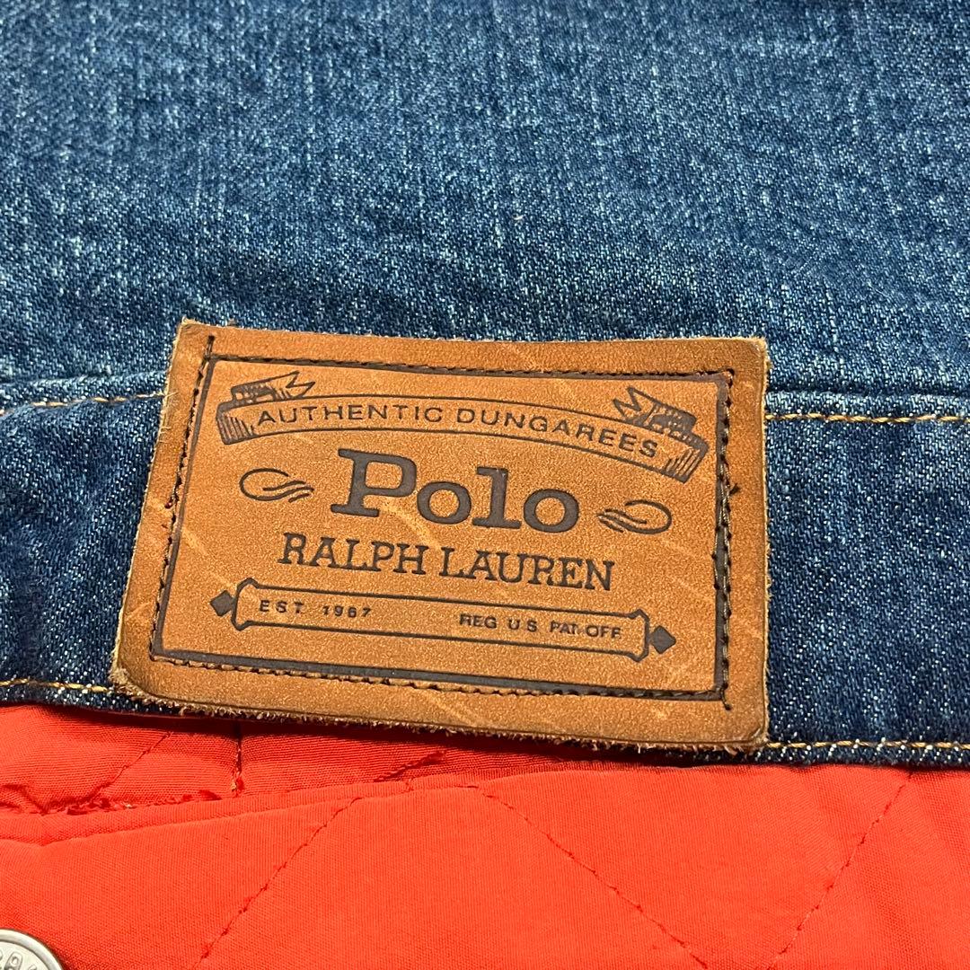ポロカントリー　レア！リバーシブルデニムジャケット　レディース　ラルフローレン