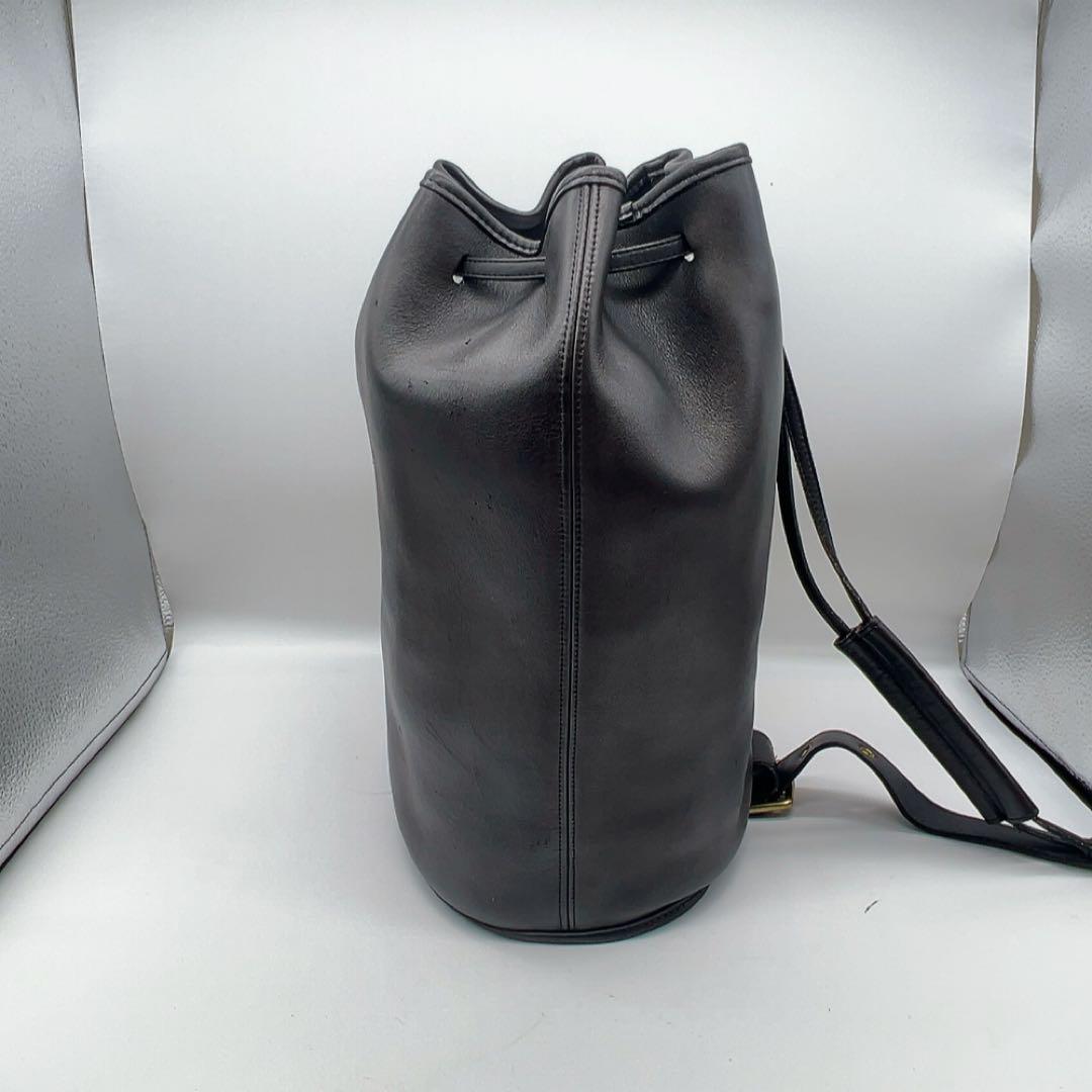 オールドコーチ　ワンショルダーバッグ　西口修平着用　巾着　レザー　USA製　黒