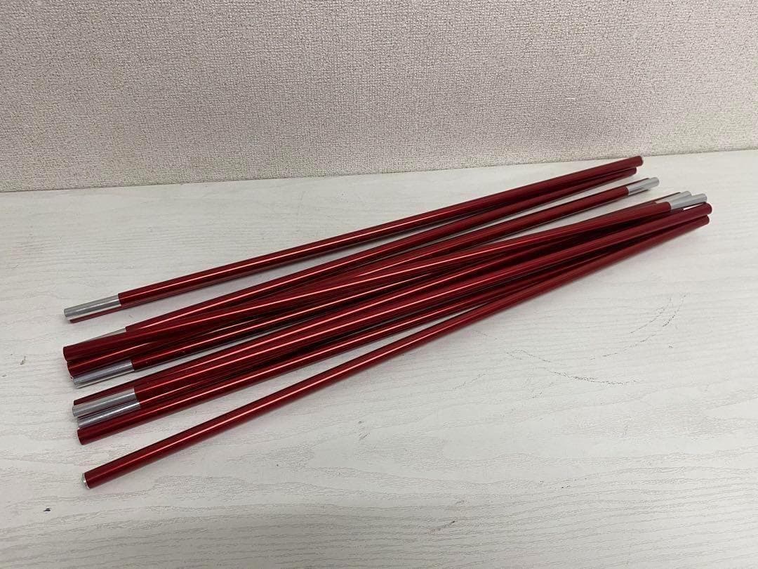 ノルテント ギャム6 アークティック テントポール 赤 1本 NORTENT