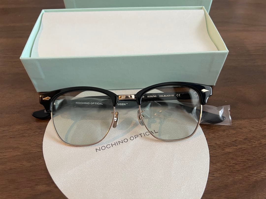 ノチノオプティカル サングラス VY25/15 ブラック/ゴールド