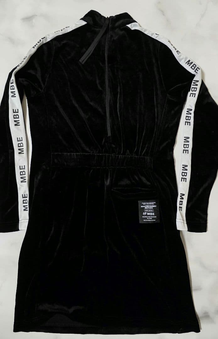 【マスターバニーエディション】ベロアストレッチワンピース